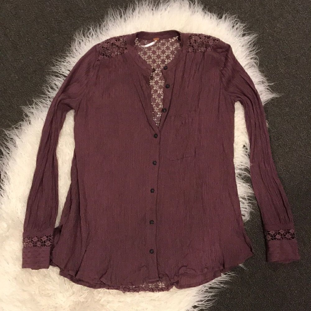 Free People long Sleeve Top